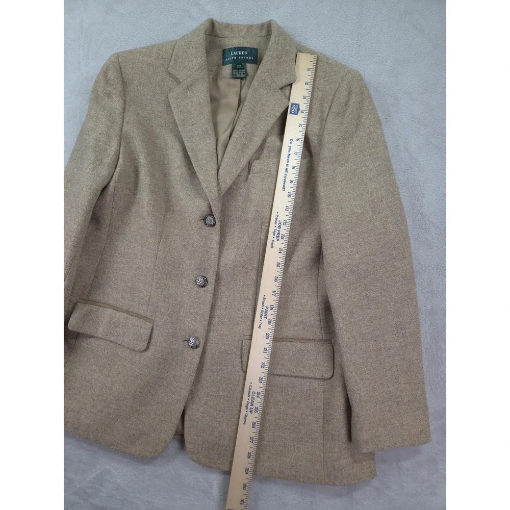 Lauren Ralph Lauren Wool Blazer Equestrian Button Womens 14W